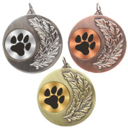 Dog Laurel Wreath 50mm Medal