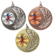 Handball Laurel Wreath 50mm Medal