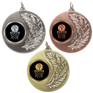 Netball Laurel Wreath 50mm Medal