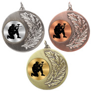 Paintball Laurel Wreath 50mm Medal