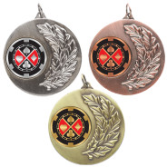 Poker Laurel Wreath 50mm Medal