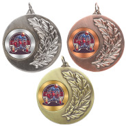 Quad Biking Laurel Wreath 50mm Medal