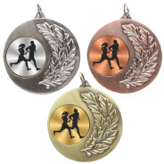 Running Laurel Wreath 50mm Medal