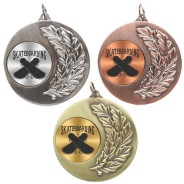 Skateboarding Laurel Wreath 50mm Medal