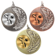 Singing Laurel Wreath 50mm Medal