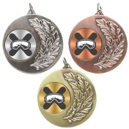 Snowboarding Laurel Wreath 50mm Medal