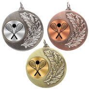 Squash Laurel Wreath 50mm Medal