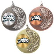 Street Dancing Laurel Wreath 50mm Medal