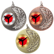 Taekwondo Laurel Wreath 50mm Medal