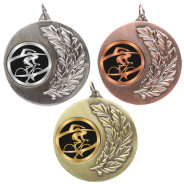 Triathlon Laurel Wreath 50mm Medal