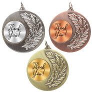 Thank you Laurel Wreath 50mm Medal