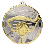 Premiership Golf Medal Gold & Silver