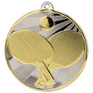 Premiership Table Tennis Medal Gold & Silver