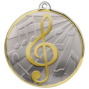 Premiership Music Medal Gold & Silver