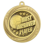 Gold Superstar Most Improved Player Medal