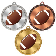 American Football 60mm Medal