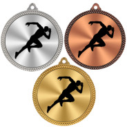 Male Athletics 60mm Medal