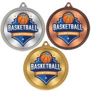 Basketball 60mm Medal