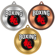 Boxing 60mm Medal