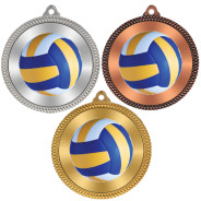 Beach Volleyball 60mm Medal