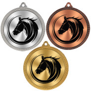 Equestrian 60mm Medal