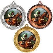 Equestrian 60mm Medal