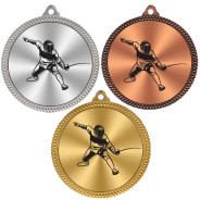 Fencing 60mm Medal