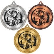 Fishing 60mm Medal