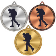 Hiking 60mm Medal