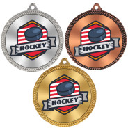 Hockey 60mm Medal