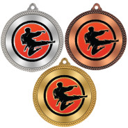 Karate 60mm Medal