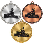 Go Karting 60mm Medal
