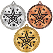 Multi Star 60mm Medal