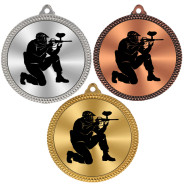 Paintball 60mm Medal