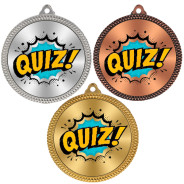 Quiz 60mm Medal