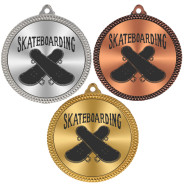 Skateboarding 60mm Medal