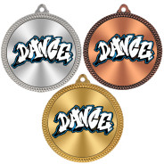 Street Dancing 60mm Medal