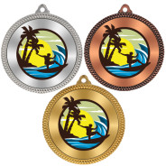 Surfing 60mm Medal