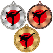Taekwondo 60mm Medal