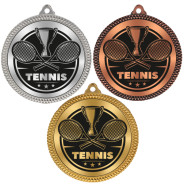 Tennis 60mm Medal
