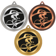 Triathlon 60mm Medal