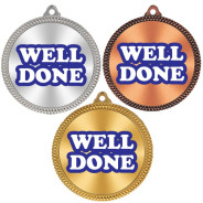 Well Done 60mm Medal