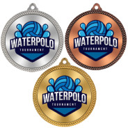 Water Polo 60mm Medal