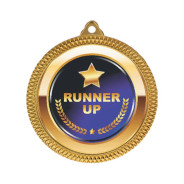 Runner Up 60mm Medal