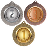 1st, 2nd & 3rd Place 70mm Medal