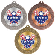 Lacrosse 70mm Medal