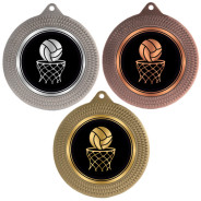 Netball 70mm Medal