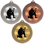 Paintball 70mm Medal