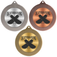Skateboarding 70mm Medal