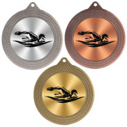 Swimming 70mm Medal